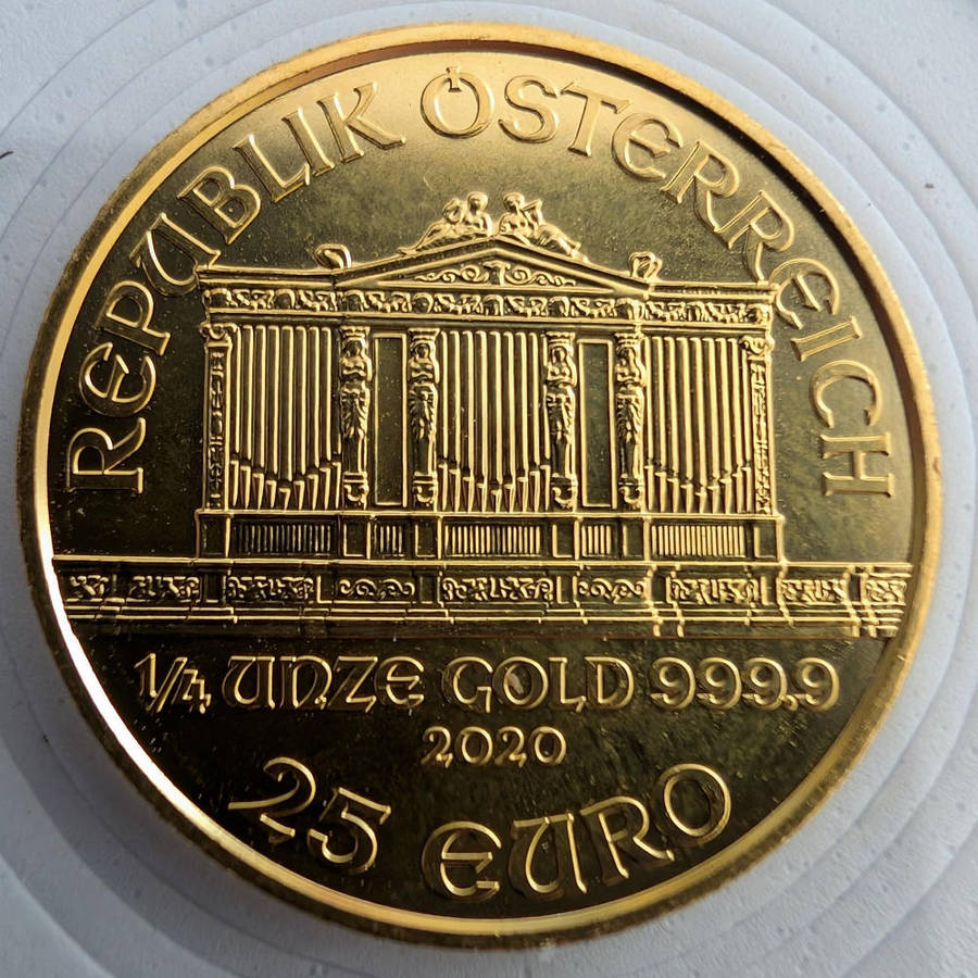 1/4 oz Gold Coin - Austrian Philharmonic 2020