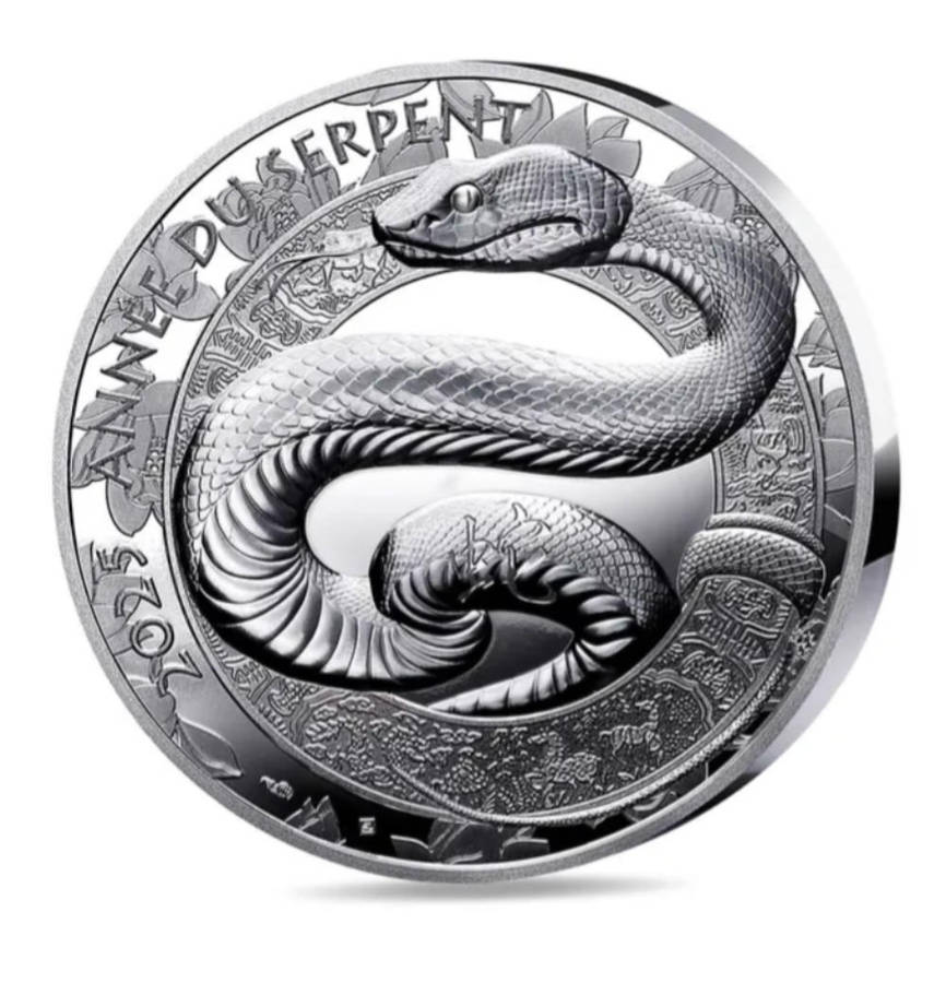 Year of the snake20 High Relief Silver Coin - Proof 2025
