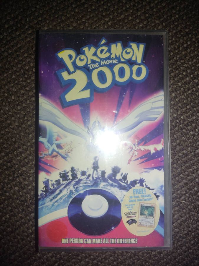 Pokemon the movie 2000 vhs