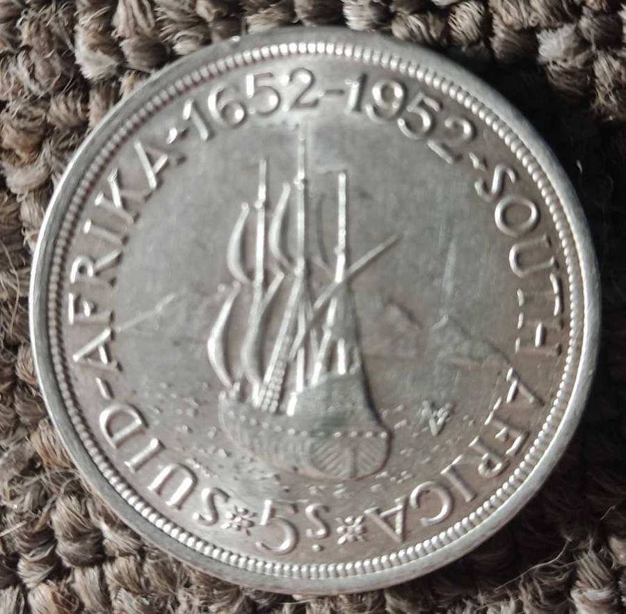 SA UNION SILVER CROWN 1952 5 shilling
