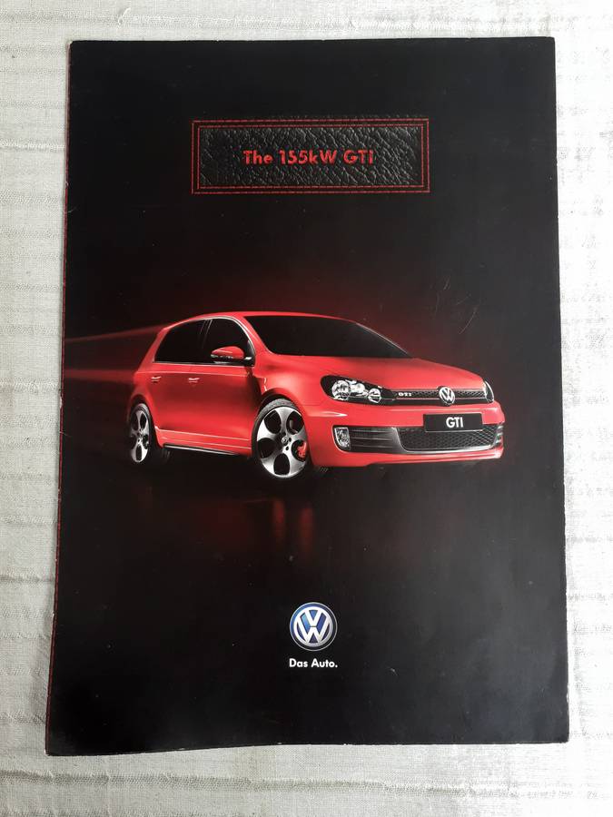 Mk6 Golf gti brochure