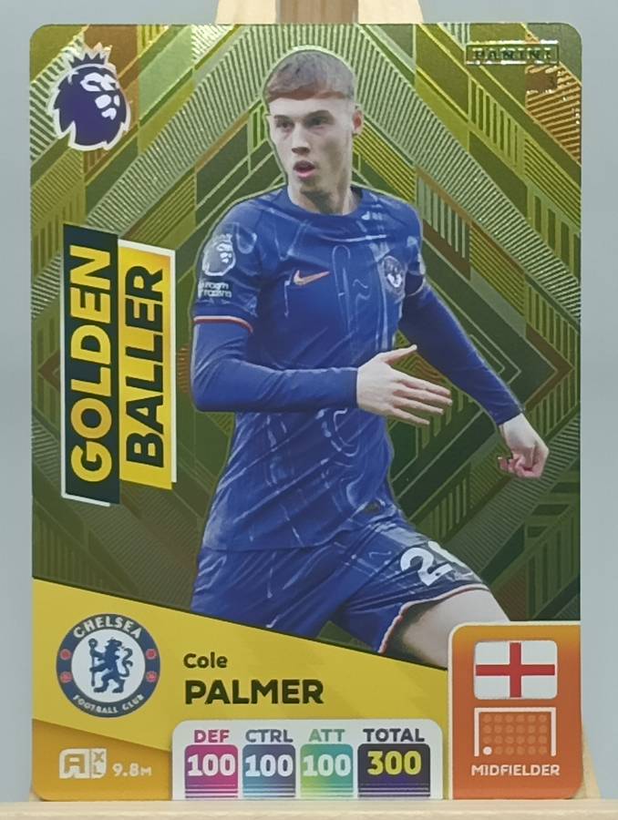 COLE PALMER- PANINI- ENGLISH PREMIER LEAGUE 2024/25- GOLDEN BALLER- FOIL #3