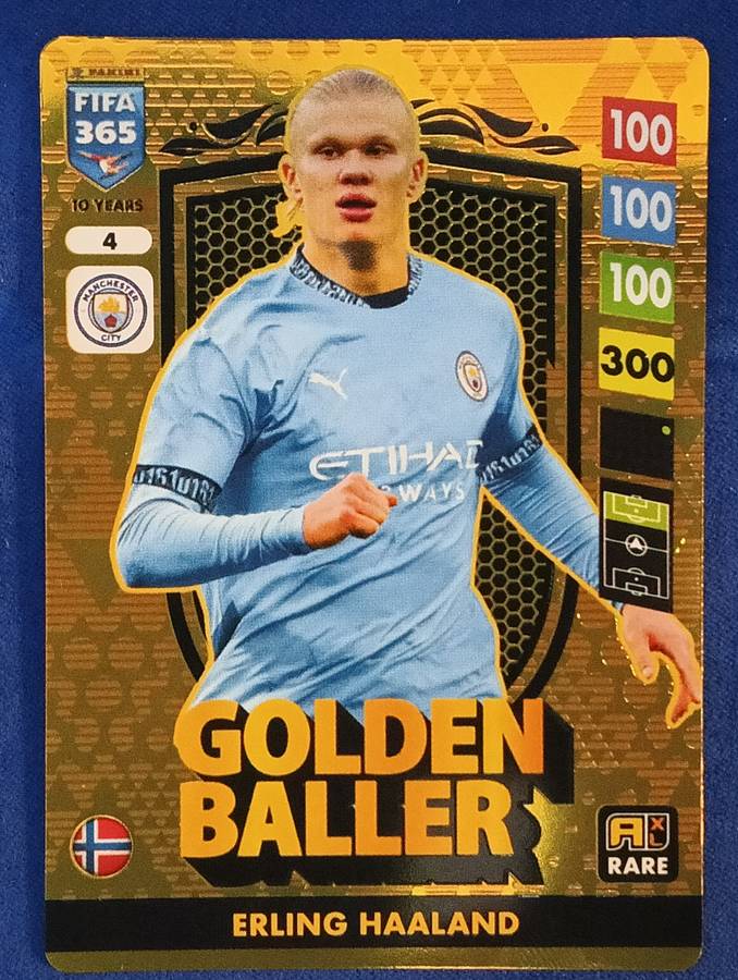 PANINI- FIFA 365 2025- GOLDEN BALLER- ERLING HAALAND #4