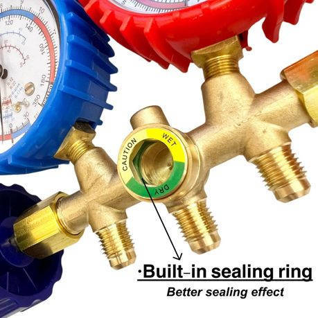 Brass Manifold Gauge Set