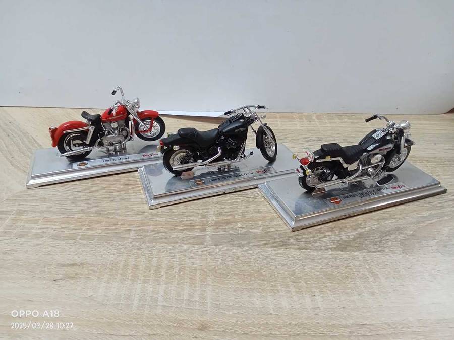 Harley Davidson Motorcycle Hobby Models