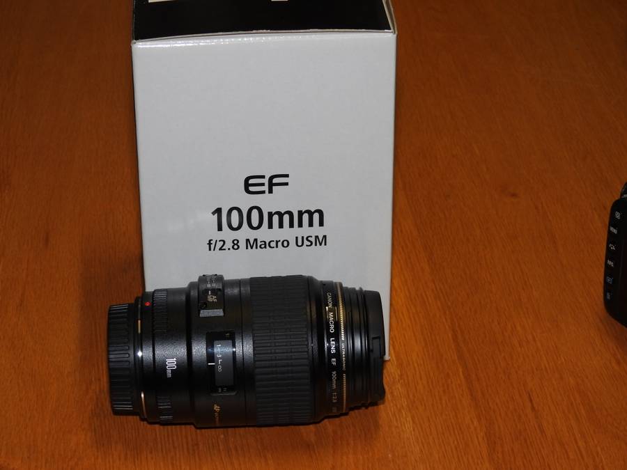 Canon EF 100mm f2.8 USM Macro Lens