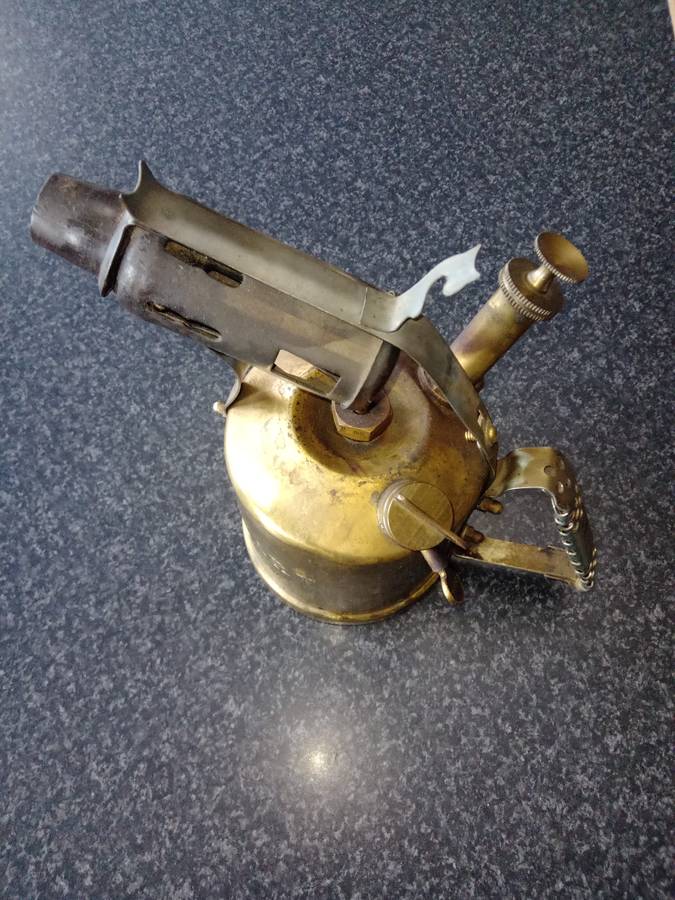 Vintage Brass Blow Lamp