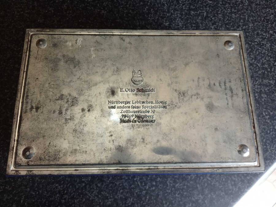 E. Otto Schmidt Tin Box