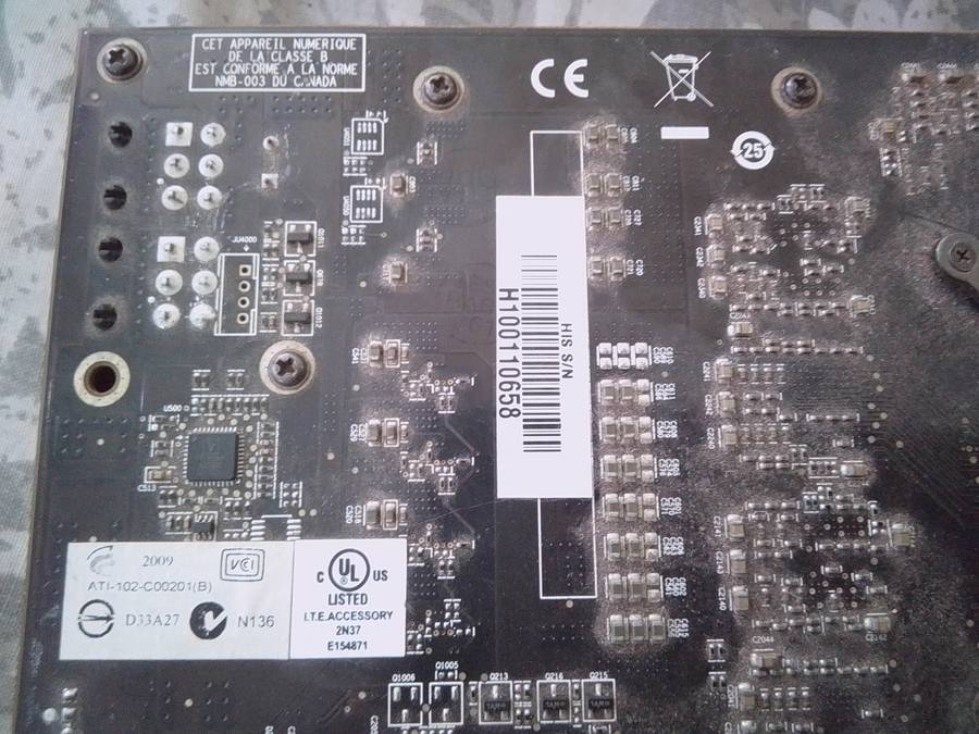 AMD Radeon Graphics card -HD5850