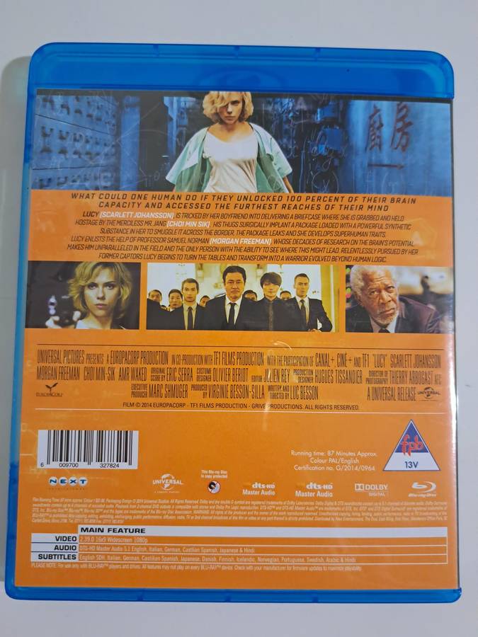 Lucy Blu-ray (2014)