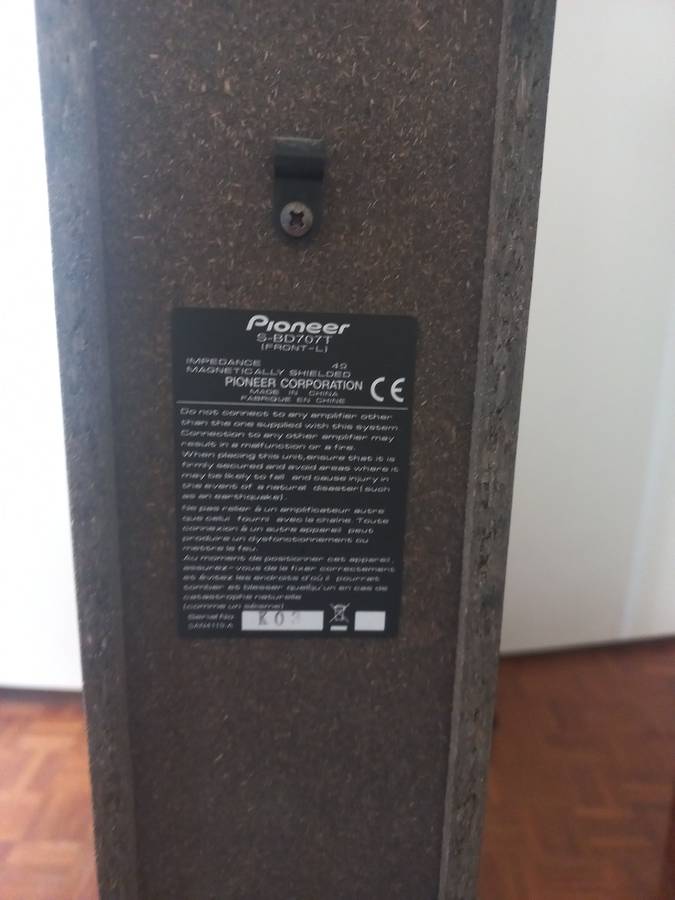 Pioneer S-BD707T speakers
