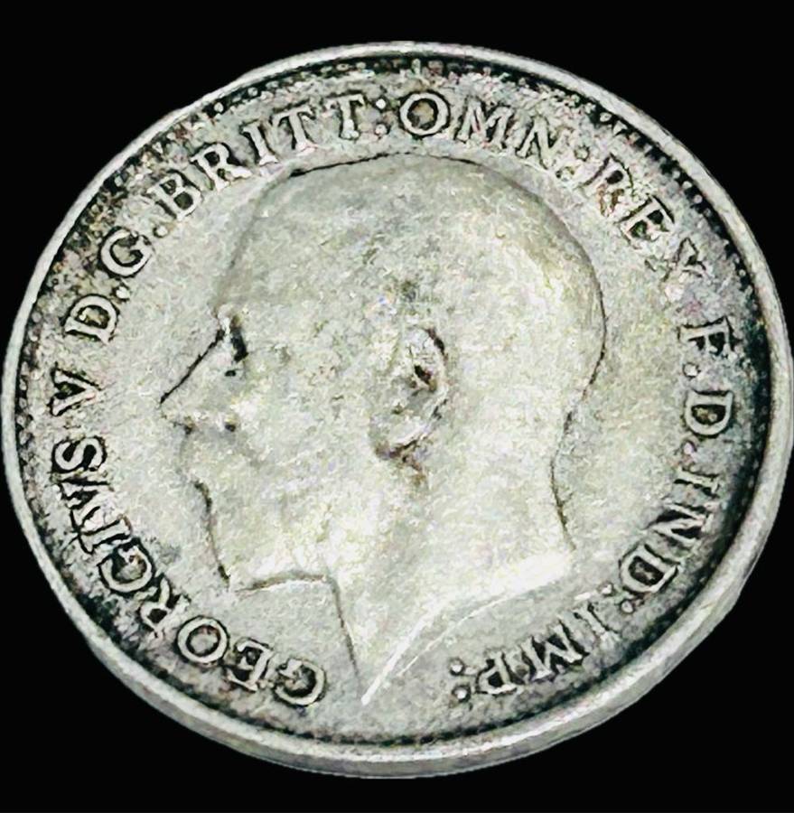 1911 SILVER BRITISH THREE PENCE - SCARES COLLECTABLE COIN