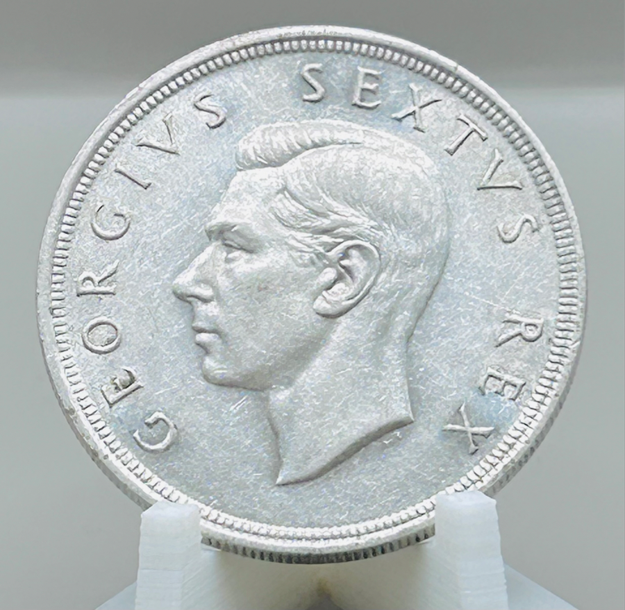  1951, 5 SHILLING SILVER COIN LOWER MINTAGE