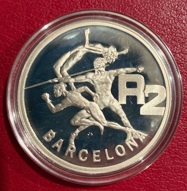 South Africa R2 - XXV summer Olympic Games - Barcelona 1992 Proof in Mint box