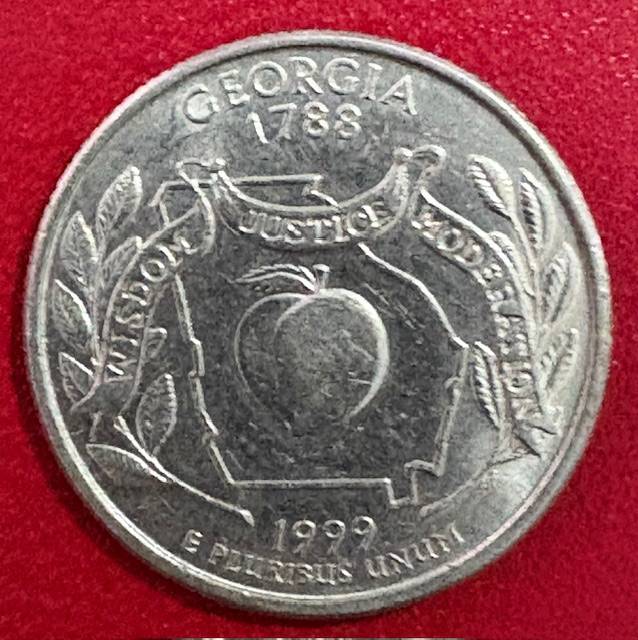 6 x USA States Quarters Collectable all different States.