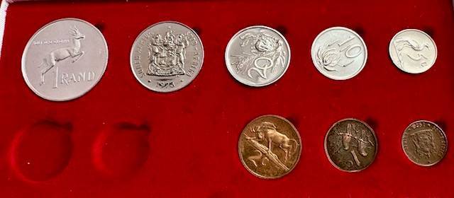 SA 1973 Proof Mint Set in Red Box - only 4 000 in short proof minted