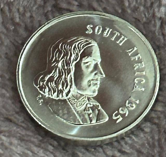 1965 Strike proof Five cent English New die