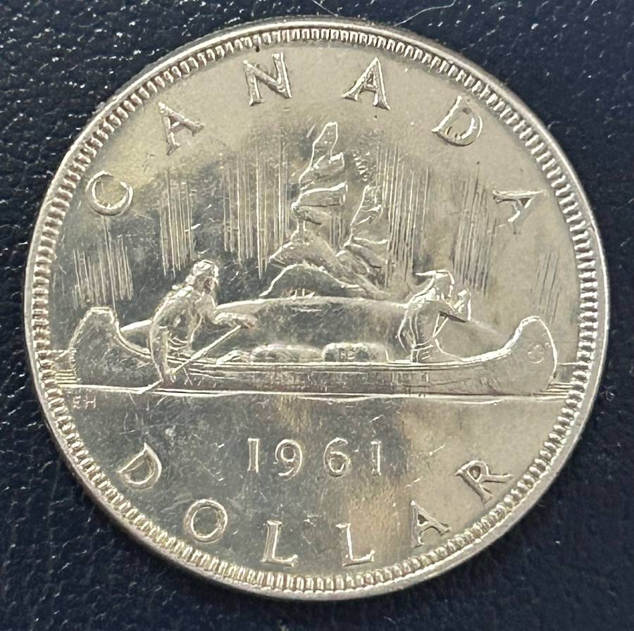 1966 SILVER (80%) CANADA 1 DOLLAR (23,3GRAM) COLLECTABLE COIN ONLY ONE OTHER ON BOB
