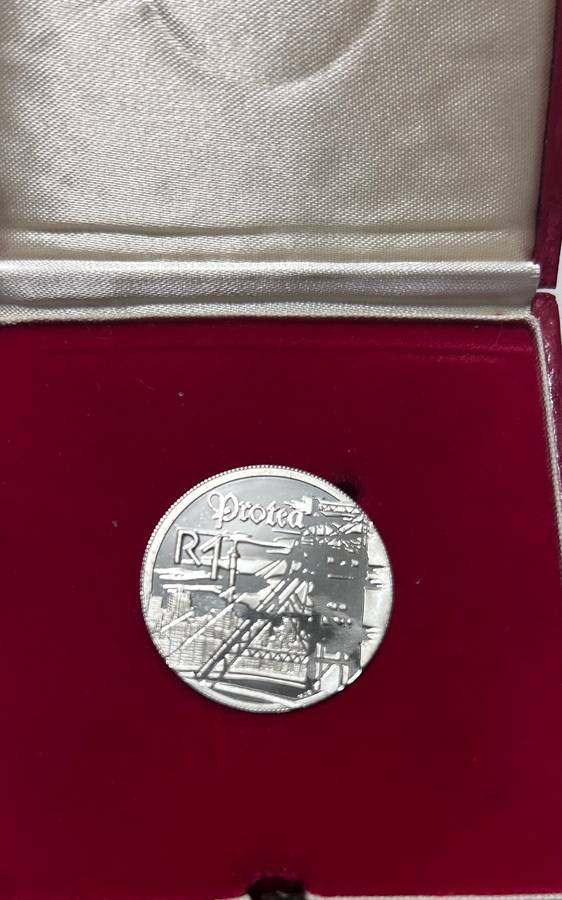 1999 SA Silver R1 Proof Gold Mining LOW!! Mintage 2 617