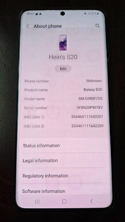 Samsung S20
