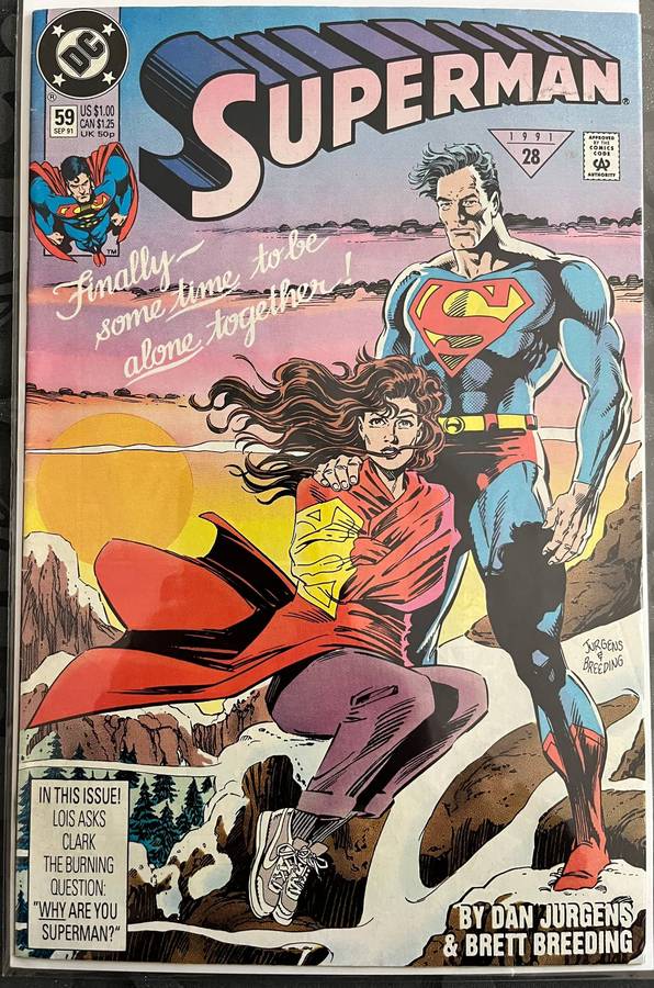  Superman #59 (Sep 1991)  DC Comics