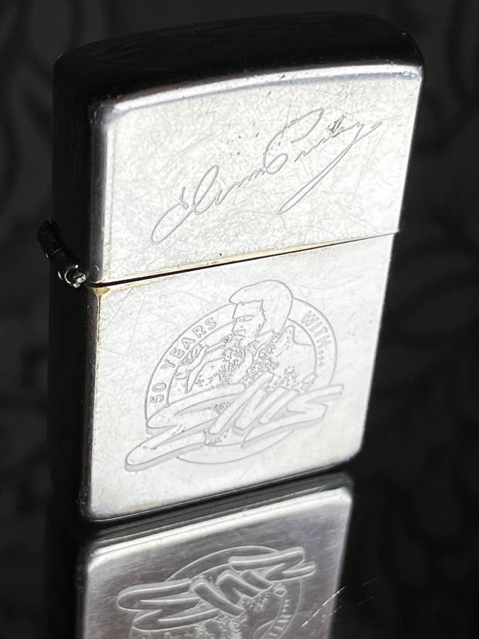 Zippo Elvis Presley 50 Years Commemorative Lighter  Working