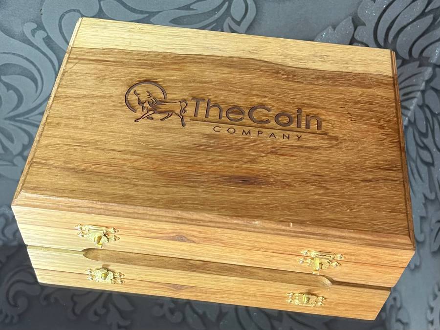 2008 Mandela 90th Birthday 5 Rand Prestige Graded Set  NGC MS65, MS66, MS67  Wooden Case & COA