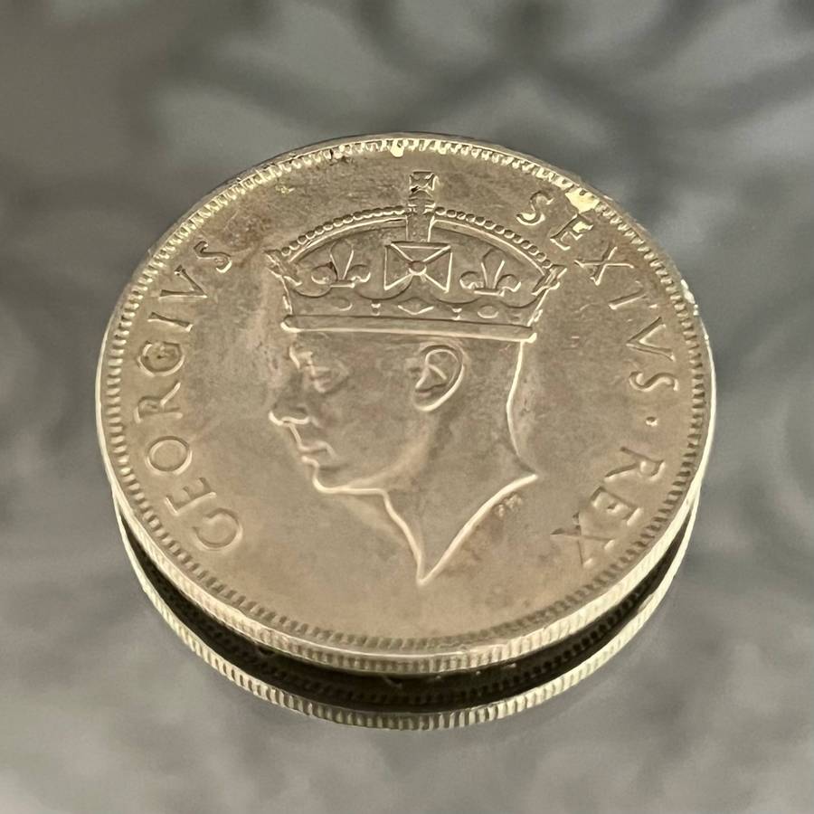 East Africa 1 Shilling George VI  Silver Nickel Collectible Coin
