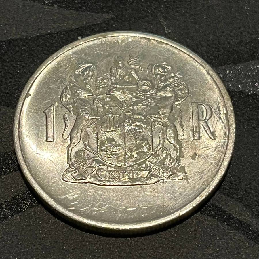  1969 South Africa 1 Rand  Silver Coin (80%)  C.R. Swart