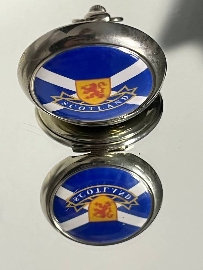  Heritage Scotland Pocket Watch  Scottish Flag Design  Quartz  Non-Working