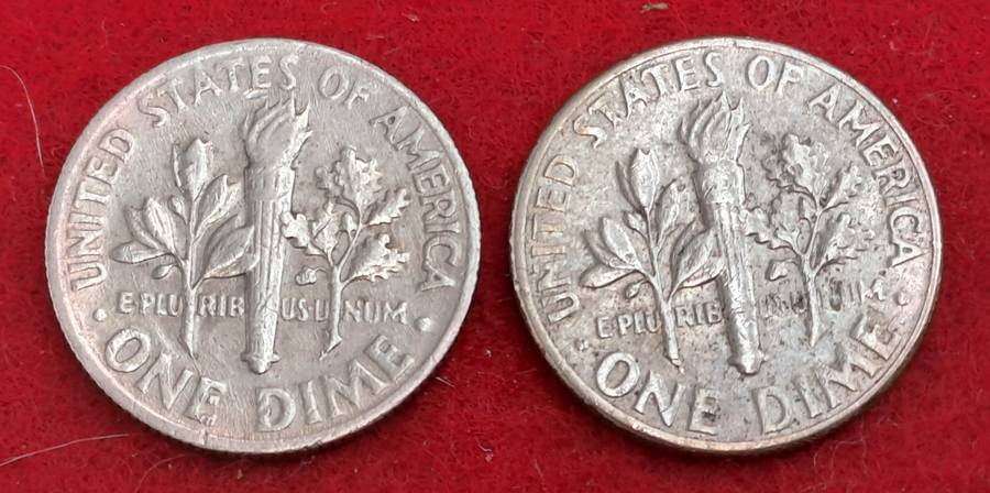 1972 and 1978(D) United States 1 Dime  Coins Roosevelt Dime (bid is for Both)