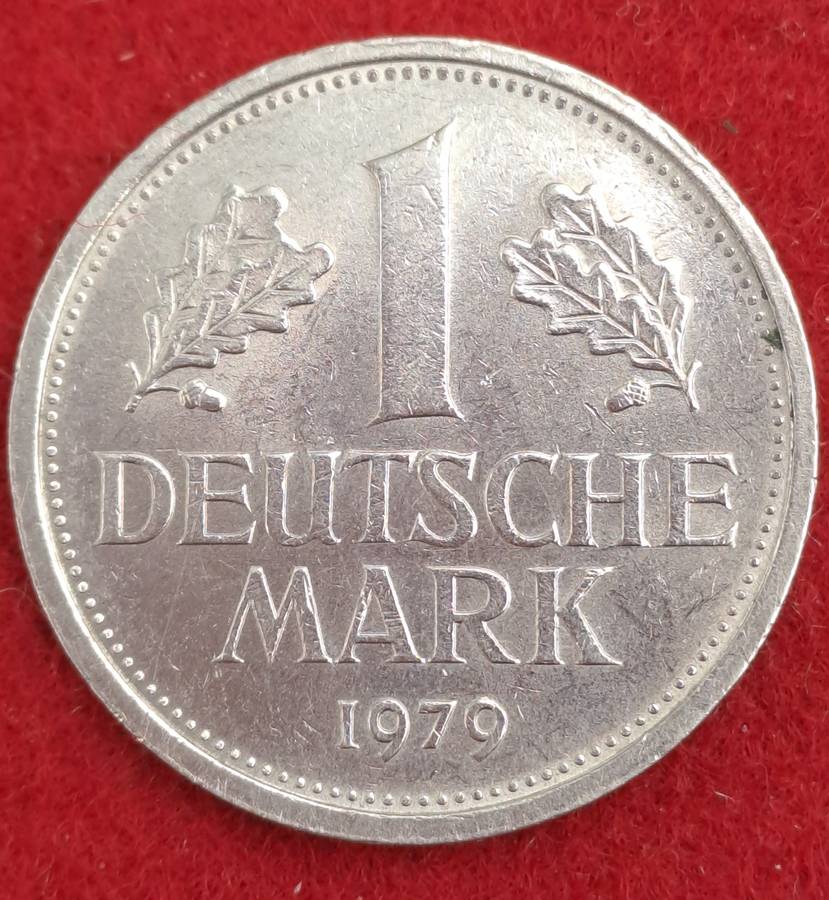1979 Federal Republic of Germany 1 Mark (F)