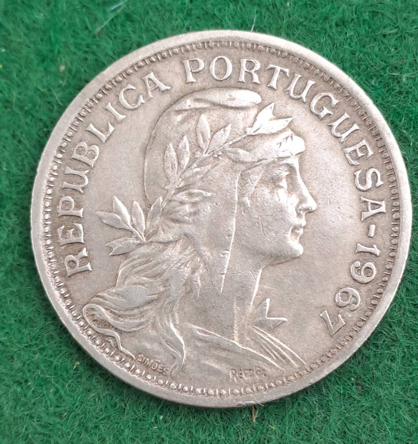 1967 Portugal  50 Centavos
