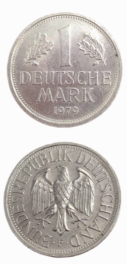 1979 Federal Republic of Germany 1 Mark (F)