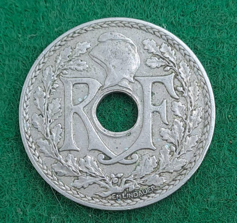 1920 France 25 Centimes
