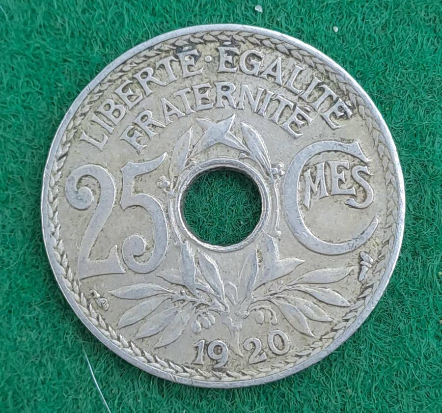 1920 France 25 Centimes