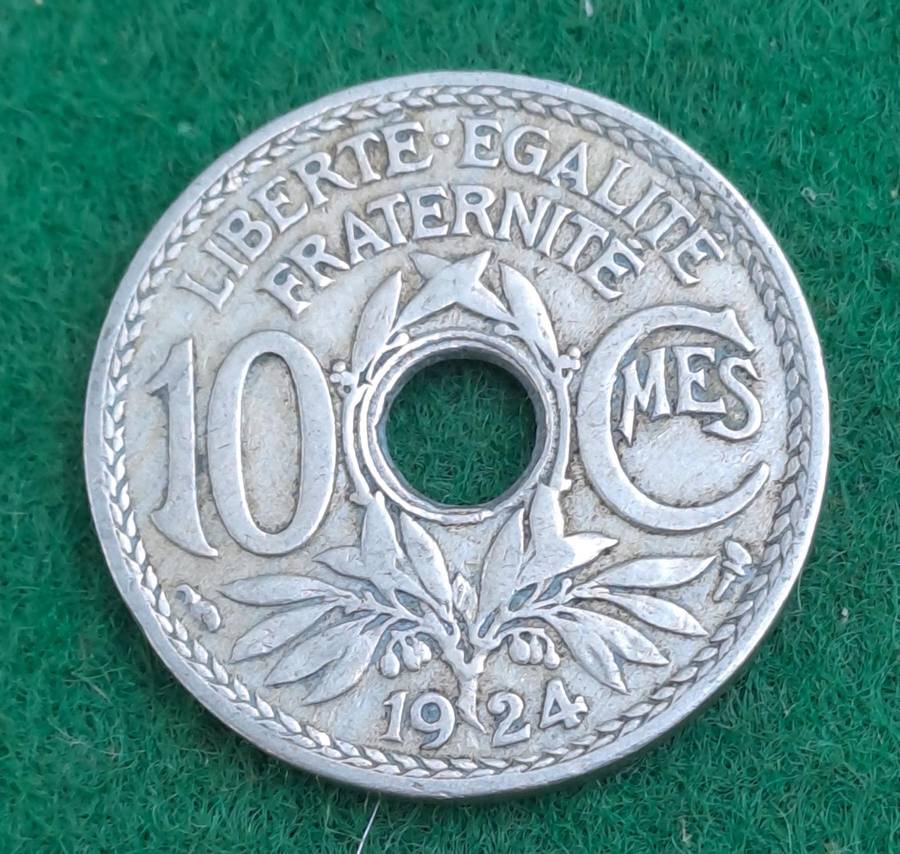 1924 France 10 Centimes