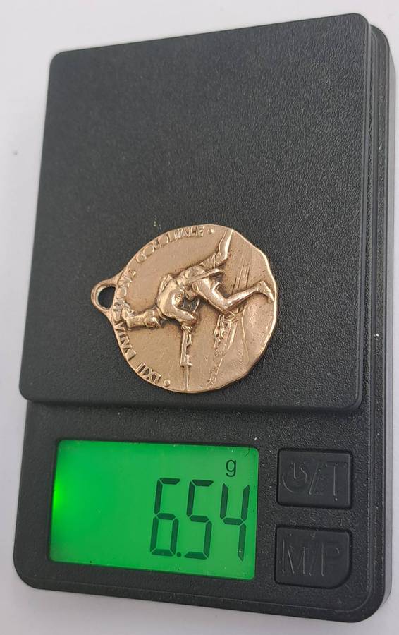 Rare 1935- Bronze Italian Colonial troops LXIIth Battalion Medal Africa