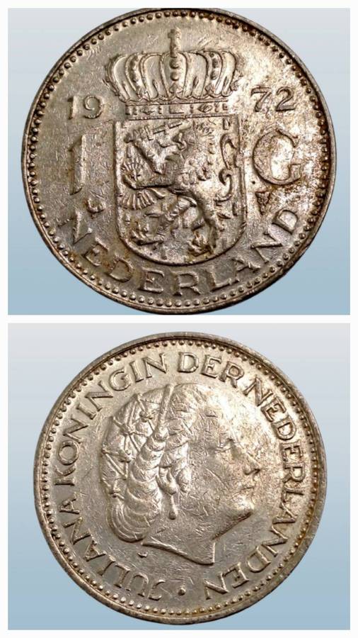 1972 Netherlands 1 Gulden - Juliana