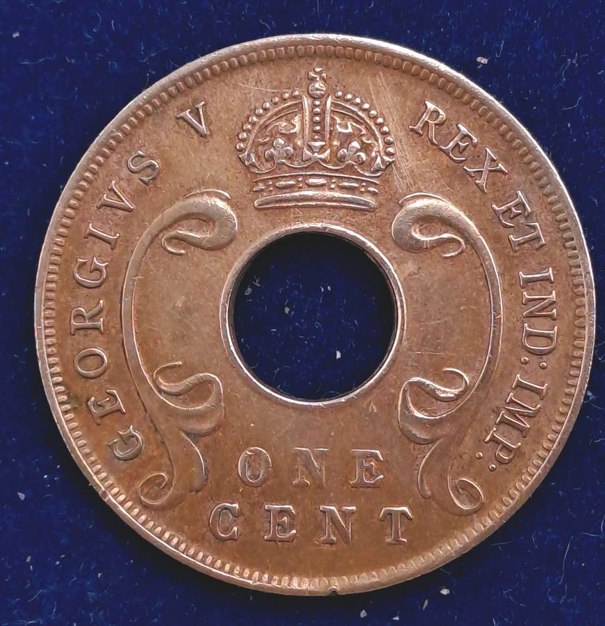 Antique 1913 East Africa 1 Cent - George V