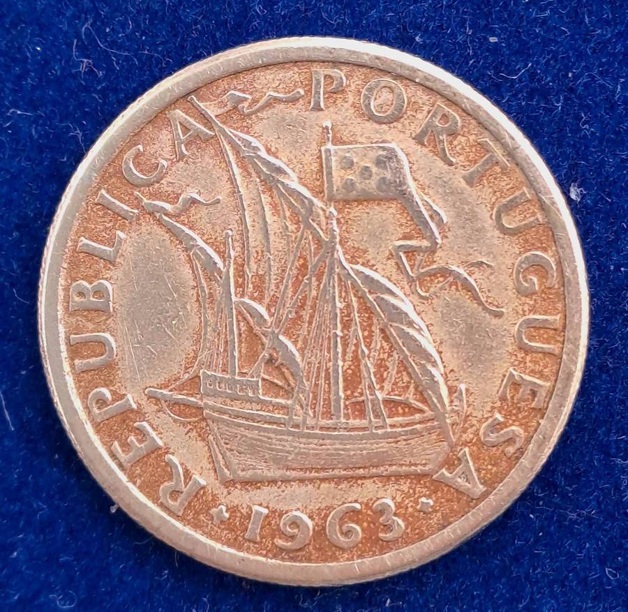 1963 Portugal 2½ Escudos Pattern