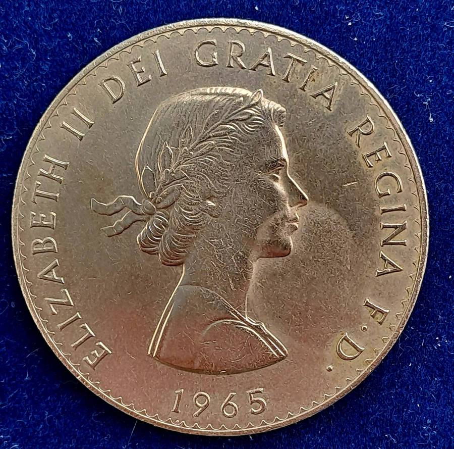 1965 United Kingdom 1 Crown - Elizabeth II Churchill