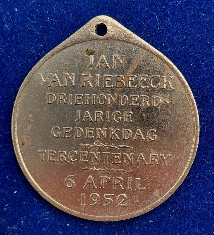 Rare 1952 South Africa Union -Medal - Jan van Riebeeck Tercentenary: School Children