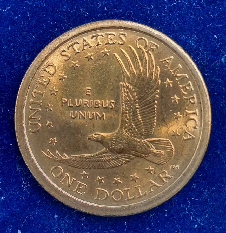 2000 D United States - 1 Dollar "Sacagawea Dollar" Gold Color
