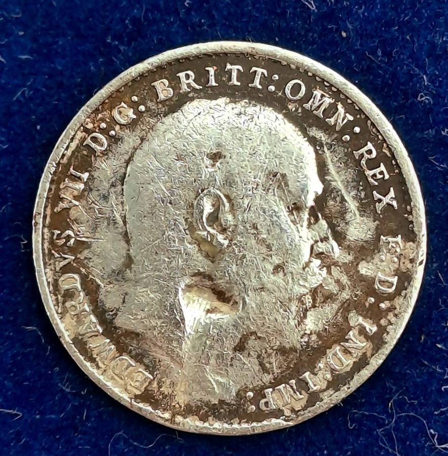 1905 United Kingdom Silver (.925) 3 Pence - Edward VII incl. Maundy