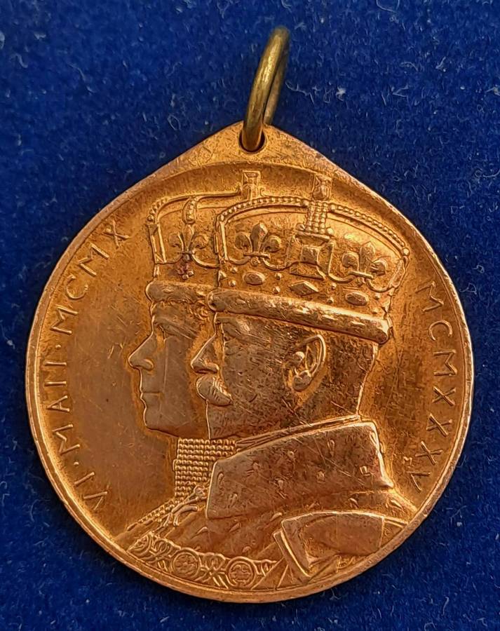 1935 Bronze Medal - King George V and Queen Mary Silver Jubilee