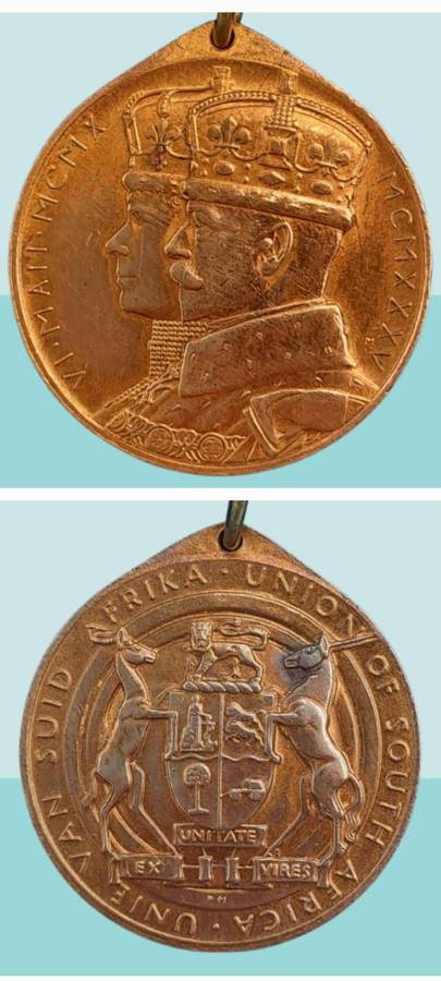 1935 Bronze Medal - King George V and Queen Mary Silver Jubilee