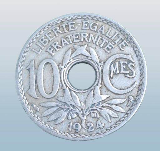 1924 France 10 Centimes