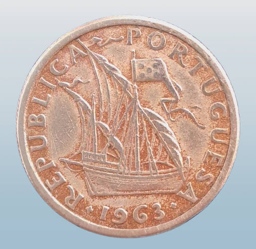 1963 Portugal 2½ Escudos Pattern