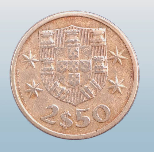 1963 Portugal 2½ Escudos Pattern